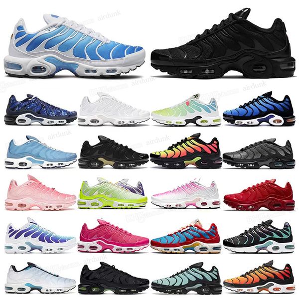 tn plus running shoes mens black white university blue hyper pastel aqua purple reverse sunset women breathable sneakers trainers outdoor sp